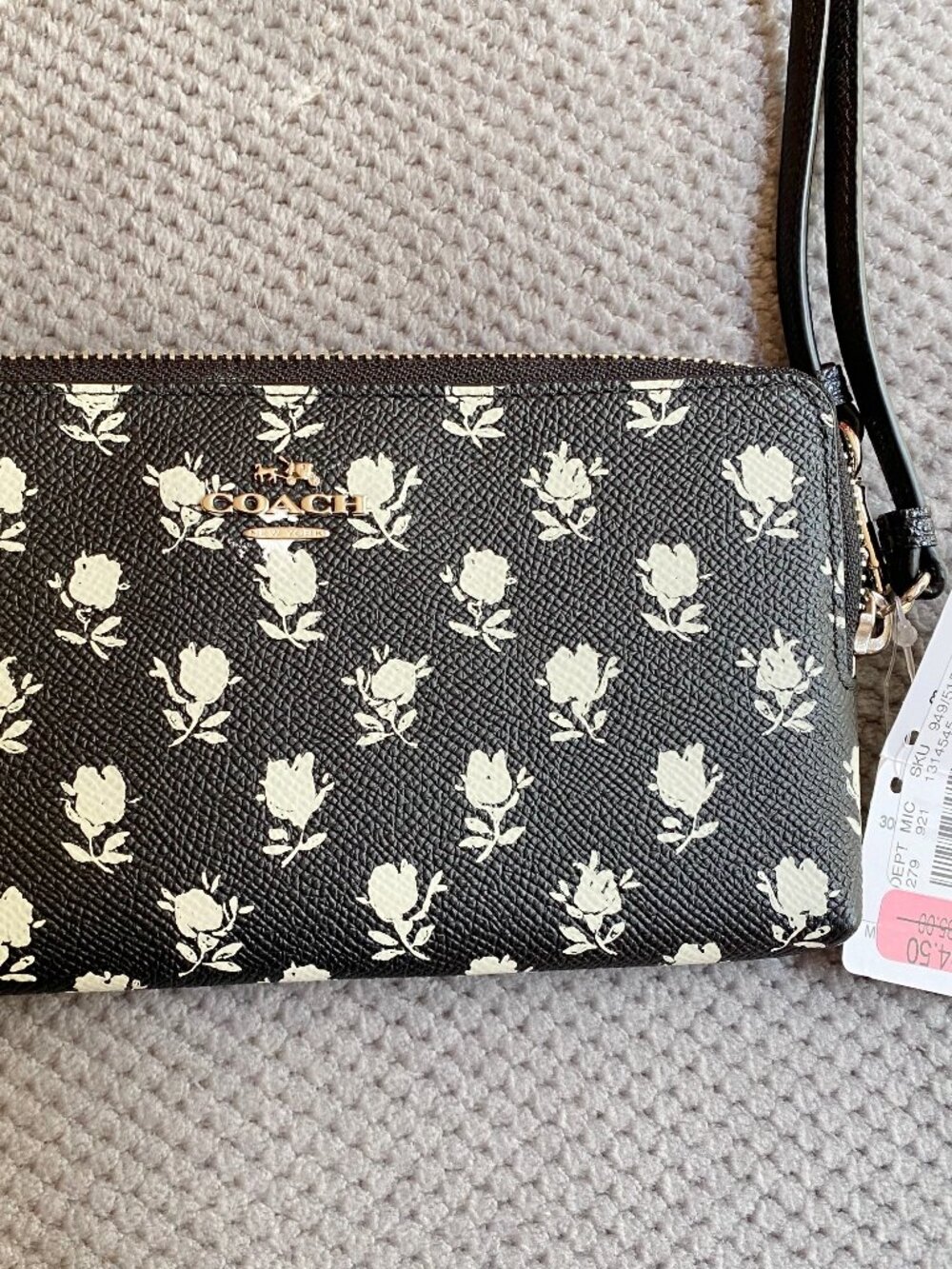 NWT Coach floral wristlet wallet - Picture 2 of 4
